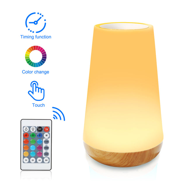 Remote & Touch Control Bedside Table Lamp