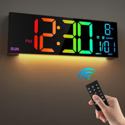 Remote Control Digital LED Wall Clock