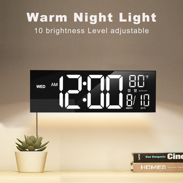 Remote Control Digital LED Wall Clock