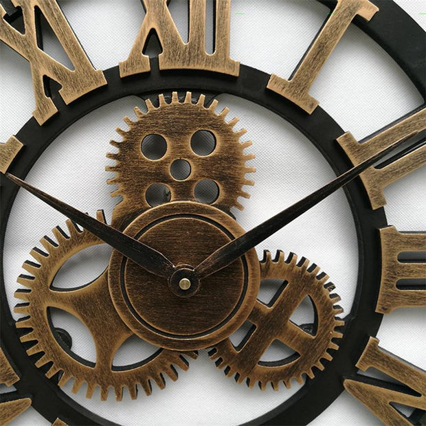 Industrial Gear Decorative Wall Clock