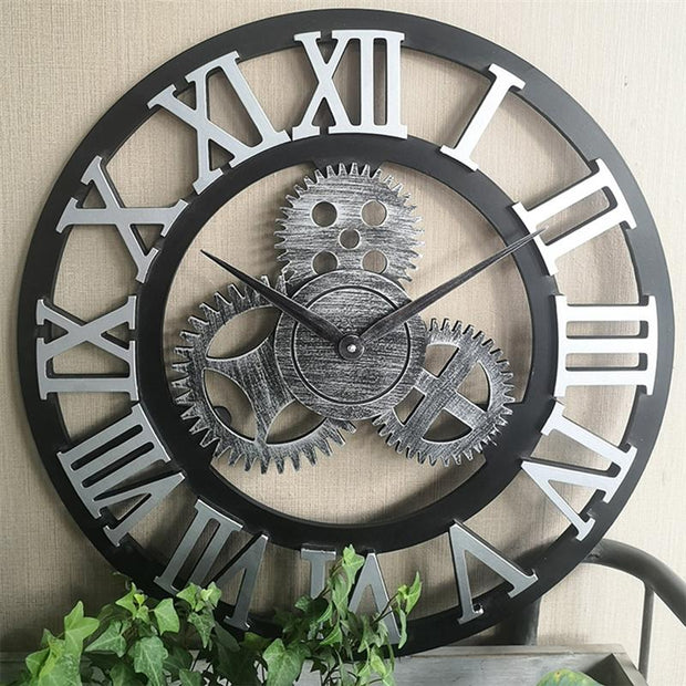 Industrial Gear Decorative Wall Clock