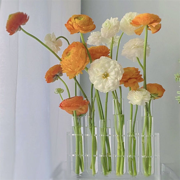 Acrylic Glass Test Tube Flower Vase