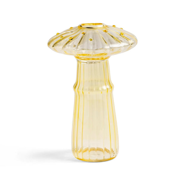 Glass Mushroom Flower Vase