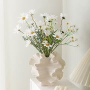 White Ceramic European style Flower Vase