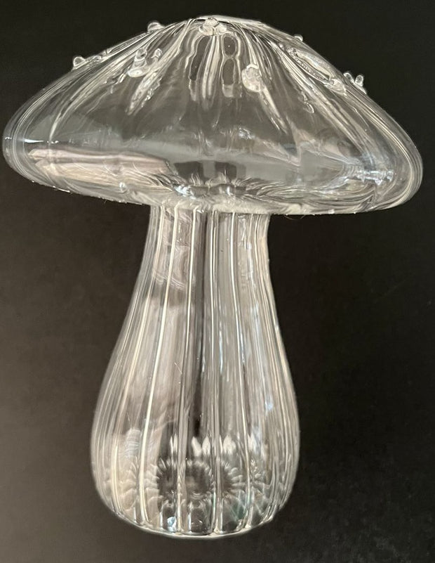 Glass Mushroom Flower Vase