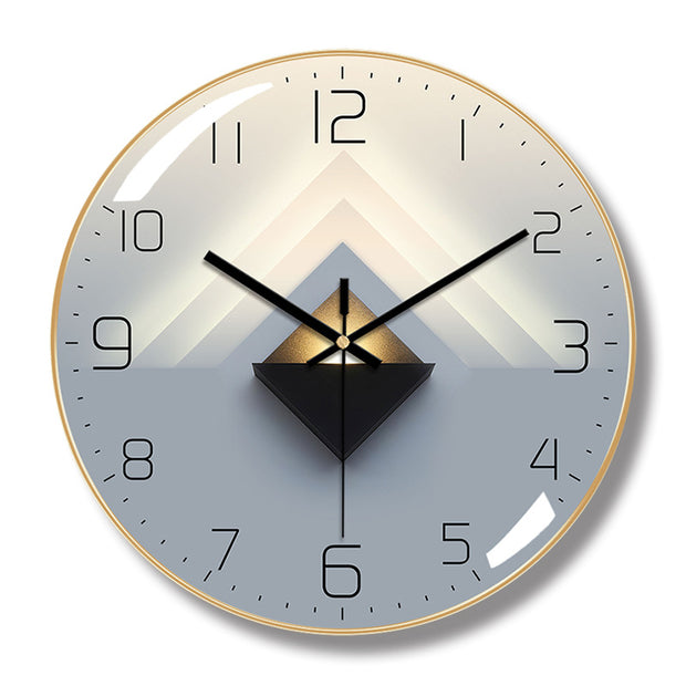 12 Inch Fashionable Silent Wall Clock Wholesale Amazon Living Room Minimalist Quartz Clock Nordic Clock Wall Clock