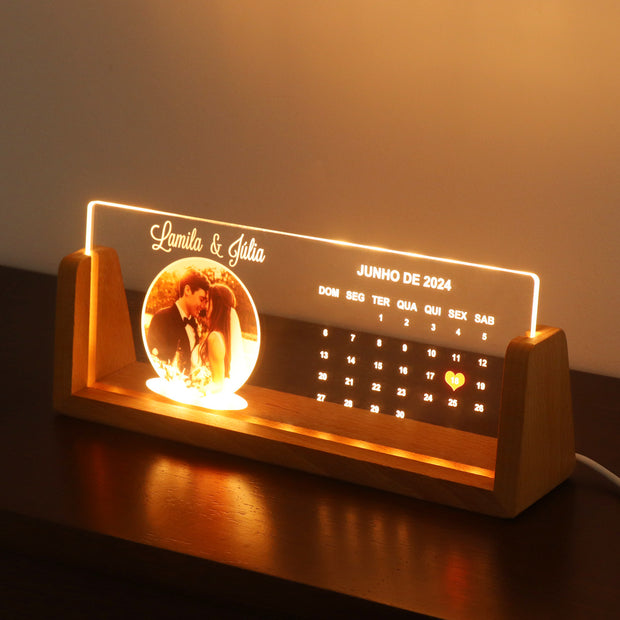 Personalized Picture & Text Frame Decorative Lamp