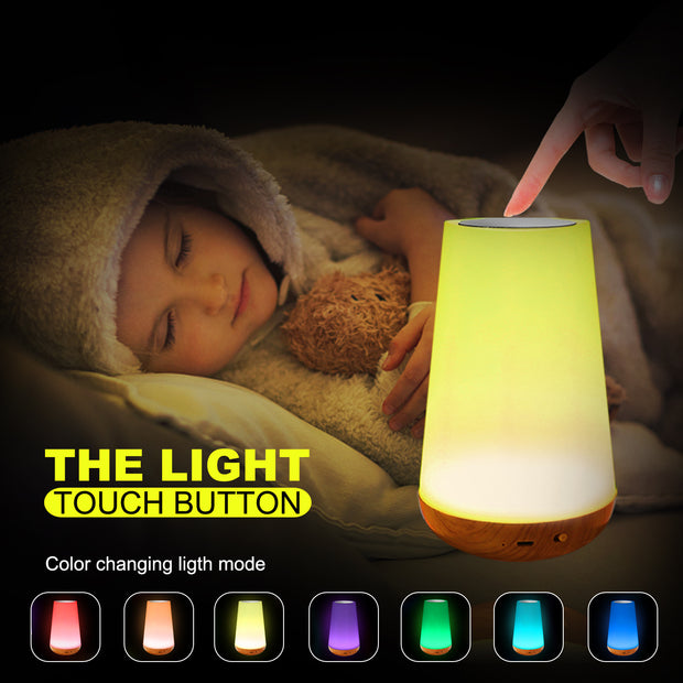 Remote & Touch Control Bedside Table Lamp